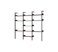 &Tradition Rhomb IF2 &IF4 & IF5 Shelving Configuration In Lacquered Walnut