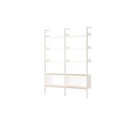 Rhomb IF3 &IF6 Shelving Configuration E Lacquered Oak/Alabaster