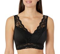 Rhonda Shear Ahh Women's Pin-Up Leisure Bra, Black, 1X