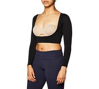 Rhonda Shear Ahh Women's Plus Size Seamless Arm Shaper Shapewear Top, Black, XL