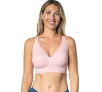 Rhonda Shear Women's Gel Bra with Back Closure T-Shirt, Pink, 3X