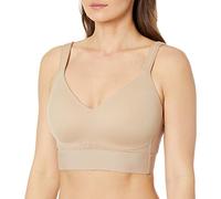 Rhonda Shear Women's Plus Size Molded Cup Bra, Beige, 3X