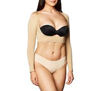 Rhonda Shear Women's Plus Size Seamless Arm Shaper Shapewear Top, Nude, XL