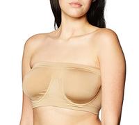 Rhonda Shear Women's Seamless Stretch Unlined Underwire Bandeau Bra, Opaque, Nude, M