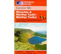 Rhondda and Merthyr Tydfil: Sheet 166 (Explorer Maps)