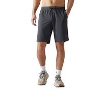Rhone Men’s 9” Pursuit Shorts - Unlined Men’s Gym Shorts with All-Way Stretch, Zipper Pocket - Moisture Wicking Workout Short, Asphalt, Small