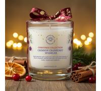 Rhoose Point Remedies Luxury Christmas Candles - Crimson Cranberry Sparkler