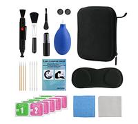RHOTALL VR Headset Cleaning Kit 19-in-1 with Protector, Case, Carbon Pad Pen, Swabs for Meta/Oculus Quest 2, Various Tools for Xbox/Camera/Phone