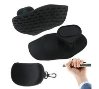 RHQFDM 1 Pair of Anti-Slip Grips for Strength Training,Pull-ups&Cross Training,Ergonomic Fingerless Fitness Grips Made of Silicone,Non-Slip&Easy to Clean,for Men&Women