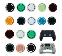 RHQFDM 24 Pieces PS5 Controller Sticks Caps,Compatible PS5 Stick Classic Attachments,PS5 Controller Accessories,Silicone Thumbsticks Grips,Compatible PS5 Controller Stick Grips for Thumbsticks