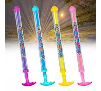 RHQFDM 4 Pieces Fireworks Water Pistol,Romantic Water Squirt Gun With 11m Long Range,Original Water Toy for Pool,Beach,Summer Party,Extendable&Colourful(Children/Adults)