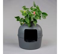 RHRQuality Litter Box Flower XXL Grey