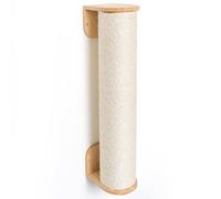 RHRQuality Scratching post wall mounting wall furniture climbing wall cat wall sisal trunk XXL cream (up to 20 kg) wall mounting 15 cm diameter 73 cm for large cats