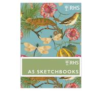 RHS A5 Sketchbooks, Pack of 3, Tropical, for Drawing, Sketching, Doodling, Writing and Scrapbook Designs, with Mixed Media, Pen, Ink, Painting and More, Art, Craft Supplies