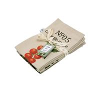 RHS Benary Vegetables Set of 4 Napkins RHS Multicolor