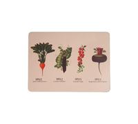 RHS Benary Vegetables Set Of 4 Placemats - Stone