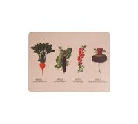 RHS Benary Vegetables Set of 4 Placemats - Stone RHS Multicolor