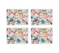 Rhs Birds Set Of 4 Placemats Stone
