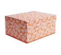 RHS Cardboard Storage Box Medium, Bloom Design, Gift Boxes, Home Decoration, with Magnetic Lid Closure, Decorative Present Hamper Box, Craft Organiser, Keepsake and Memory Storage