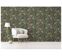 RHS Citrus N Vine Black Wallpaper
