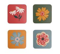 Rhs Cottage Garden Set Of 4 Coasters Multi