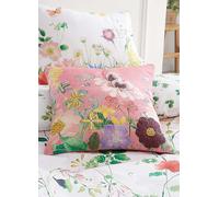 RHS Cottage Meadow 45 x 45cm Feather Filled Cushion Pink