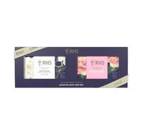 RHS Flower Show Vegan Soap Gift Set, White Blooms & Magnolia 2x200g | Both Floral soap bars are vegan-friendly and made in the UK. Beautifully presented, these soaps would make a great gift.