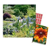 RHS Gardens Calendar & A5 Diary Bundle 2027 | Official Royal Horticultural Society Square Wall Calendar and RHS Collection Diary Gift Set for Garden Lovers