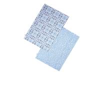 RHS Gertrude Jekyll Cotton Set of 2 Tea Towels - Blue RHS Blue
