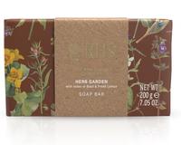 RHS Greenhouse Herb Garden Soap Bar with Lemon, Basil & Patchouli Notes, Gently Cleanses and Leaves Skin Soft and Lightly Scented - 200 g