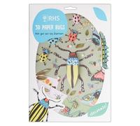 RHS Make Your Own 3D Bugs, Paper Craft Kit, Art & Craft Set for Kids & Adults, Multicoloured, Unisex, Not Foldable