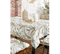 RHS Ornamental Grasses 100% Cotton Indoor/ Outdoor Table Cloth Natural