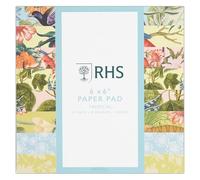 RHS Paper Pad, 180 GSM, 8 Tropical Designs, 6 x 6 inches, 32 Sheets, Premium Patterned Paper, for Cardmaking, Scrapbooking, Decoupage