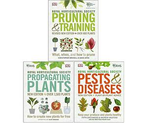 RHS Pruning & Training, RHS Propagating Plants, RHS Pests & Diseases 3 Books Collection Set