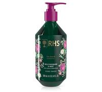 RHS Rewild Wild Rhubarb and Mint Hand Wash, Gently Cleanses While Leaving Hands Soft, Fresh, and Lightly Scented - 300 ml