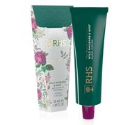 RHS Rewild Wild Rhubarb & Mint Hand Cream, Fast-Absorbing Moisturising Hand Cream with Jasmine, Rose and White Wood Notes, Leaves Skin Soft, Smooth and Lightly Scented - 50 ml