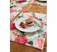 RHS Rose Garden Set of 2 Indoor/ Outdoor Placemats Green