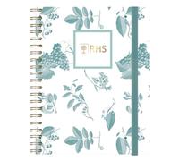 RHS Spiral Notebook, Chinoiserie, 190 Pages, 80gsm Paper, Writing Pad, For College, School Home, Office Supplies, Lined Notepad, Bullet Journal, Sketchbook, Diary, Composition Book, Pocket Size