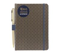RHS - Stationery & Notebooks - RHS A6 Notebook - Geo Navy