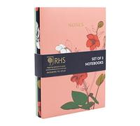 RHS - Stationery & Notebooks - RHS Set of 3 A6 Notebooks - Irises & Hellebores