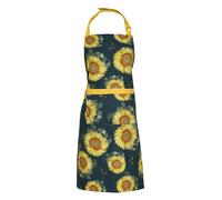 RHS Sunflower Adult Apron in Navy Colour RHS Multicolor