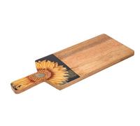 RHS Sunflower Mango Wood Serving Board - Navy