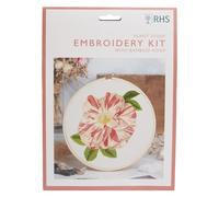 RHS The Royal Horticultural Society Embroidery Hoop Decoration Kit, Plant Study Design, 8", Embroidery Kits For Adults & Cross Stitch Kits for Adults Beginners, Gift Idea, With Embroidery Pattern