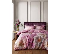 RHS x Catherine Lansfield 'Rosemoor Floral' So Soft Duvet Cover Set in Pink | Size: King RHS x Catherine Lansfield Pink King