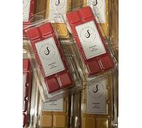 Rhubarb and Custard 60g Wax melt snap bar. Handmade in UK. Vegan Friendly. an Irresistible Scent That evokes The Sweet Nostalgia of a Popular Confectionary Treat. Approx 40 hrs Fragrance.