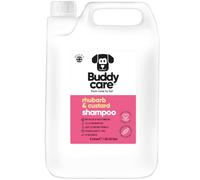 Rhubarb & Custard Dog Shampoo by Buddycare | Deep Cleansing Shampoo for Dogs | Rhubarb & Custard Scented | With Aloe Vera and Pro Vitamin B5 (5L)