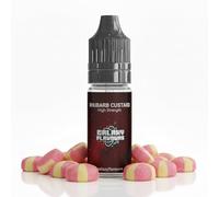 Rhubarb Custard Food Flavouring Drops 10ml - Premium Tangy Extract for Professional Baking & Luxury Custard Beverages - High Strength Food Grade Concentrate by GALAXY FOOD FLAVOURS