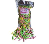 Rhubarb & Custard Tubes - 500g Sharing Pouch - Pick & Mix - Birthday - Party - Lucky Bags - By Sweetish