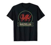 Rhuddlan - Welsh places - Wales - Cymru - Welsh dragon T-Shirt