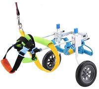 RHUDIE Dog Wheelchair, Adjustable Dog Wheelchair Hind Legs Walking Aids for Dogs Large Medium Dogs Rehabilitation Lift Straps Hip Assist Stability, Injured, Disabled, Arthritis,(XXS)